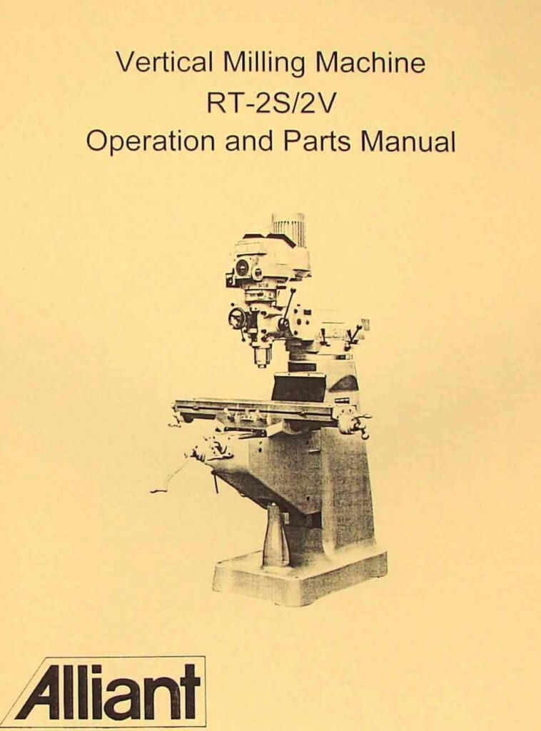 Machine Manual Metal Machine Manuals - Ozark Tool Manuals & Books