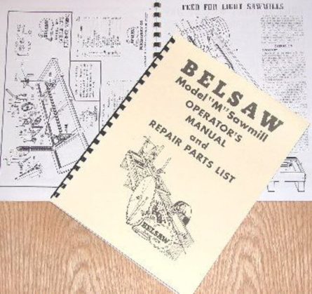 BELSAW Sawmill Model M-14D Operating & Parts Manual - Ozark Tool