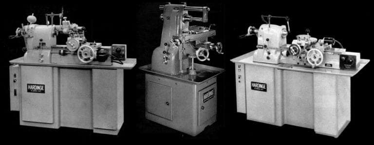 Hardinge Milling Machine Models TM & Um Parts Manual Below