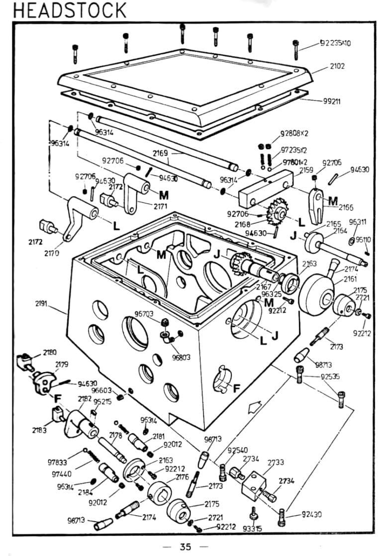 Sharp Adding Machine Parts SHARP 1340F, 1440F, 1440V Metal Lathes Owners Operator Service Parts ...