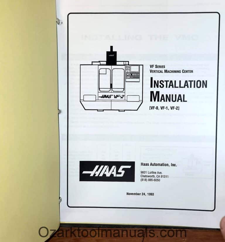 Vmc Milling Program.pdf HAAS VF Vertical Machining Center VMC CNC Mill Programming, Operation ...