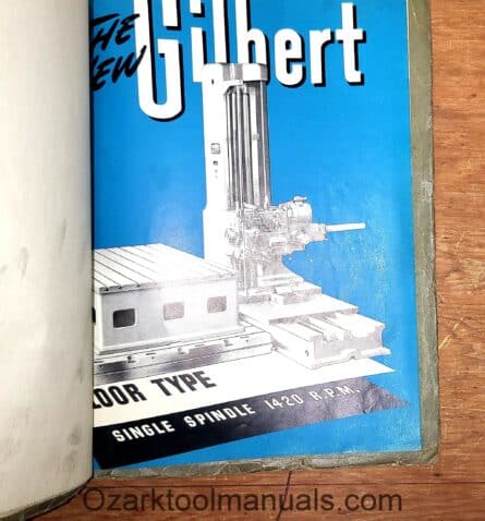 Gilbert 24 Speed Double Dial Horizontal Boring Drilling Milling Machine ...