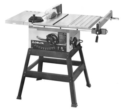 Delta 34 740 Super 10 Motorized Table, Performax Table Saw Manual