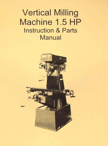 SOUTH BEND Vertical Milling Machine Parts Manual 0701 