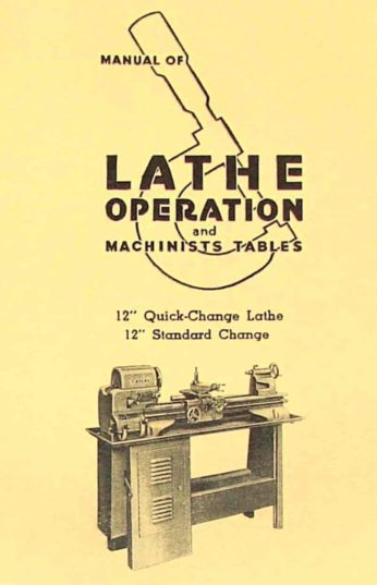 CRAFTSMAN Wood Lathe Handbook Operator's Manual 0794 