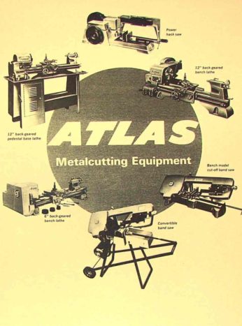 Atlas/Craftsman 4353 101.22950 Metal Band Saw Instructions Part Manual 0050 