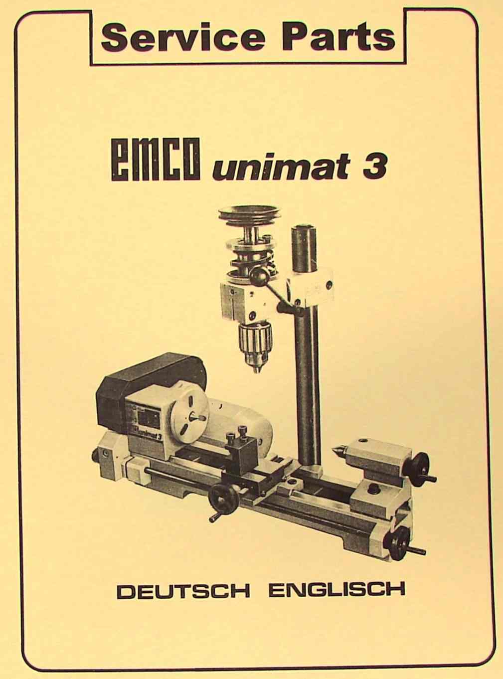 EMCO Maximat Super 11 Metal Lathe Parts Manual 0297 