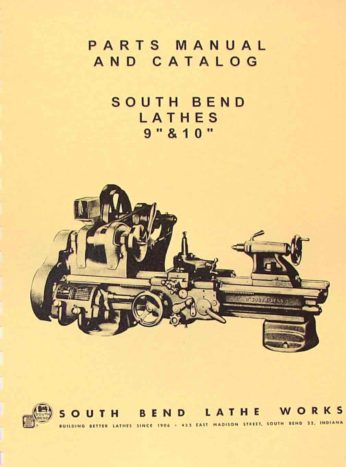 South Bend Torno De Metal Manual Del Tornero En Español 1930s-1950s 1208 