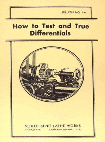 SOUTH BEND How to Run a Lathe Operator's Manual 1906-1930s  Item #0687 