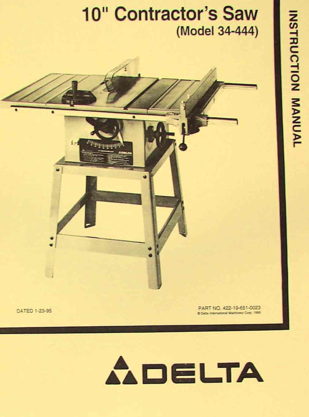 delta rockwell table saw manual