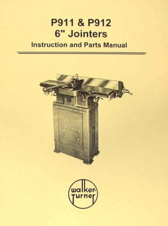 Details about   WALKER TURNER Driver Manual Practical Instruction for Woodworkers 1931 