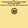 UPA 5-S6 Operating Instructions Manual UPA 5 WOHLHAUPTER Universal Boring & Facing Heads UPA 4 UPA 4-S5 