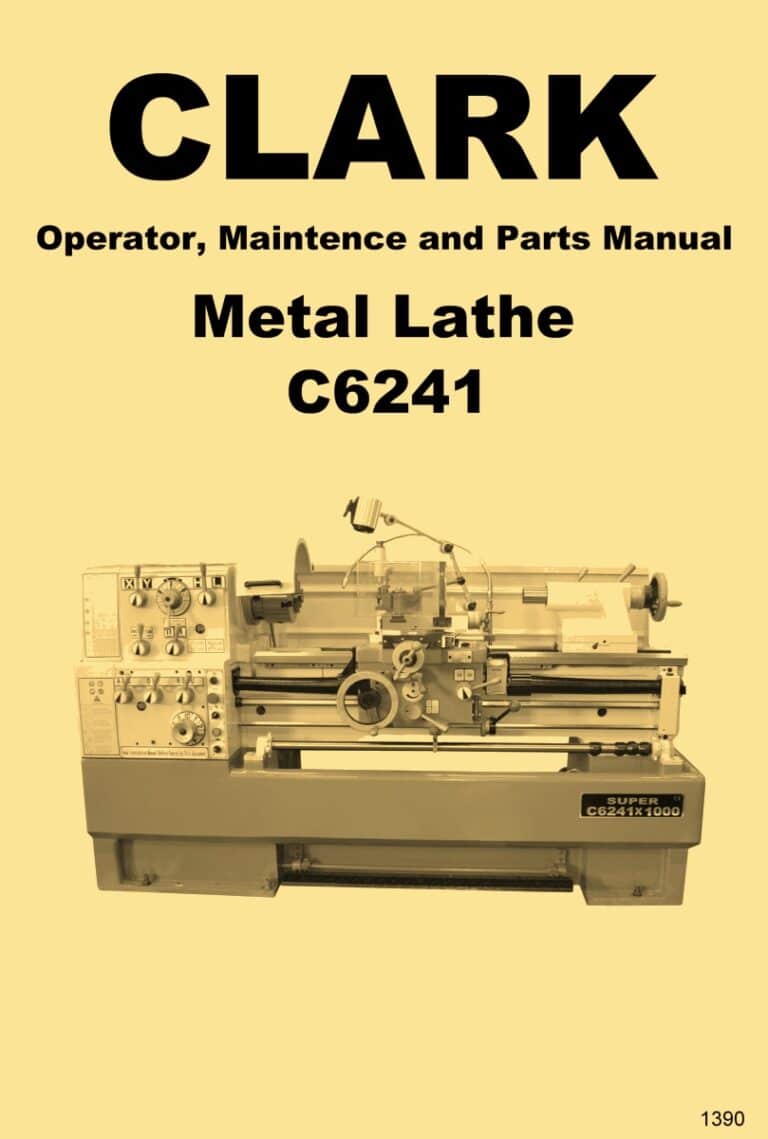 JET, Enco, MSC, Asian 1550 T Metal Lathe Instructions & Parts Manual